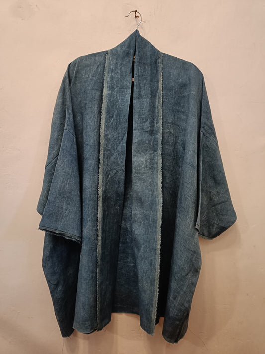 Moustaki Long Unisex Plain Linen Jacket